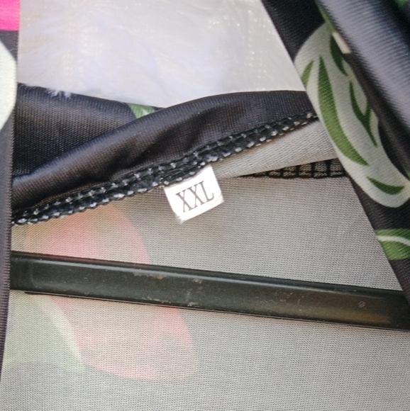 50 style swing dress Rose flower floral print dress 👗 - Picture 5 of 6